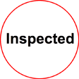 Printable Round Inspected Labels