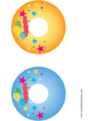 Balloons CD-DVD Labels