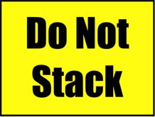 Do Not Stack Sign