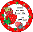 Strawberries (Round) Canning Label