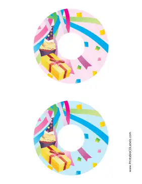 Printable Confetti CD-DVD Labels