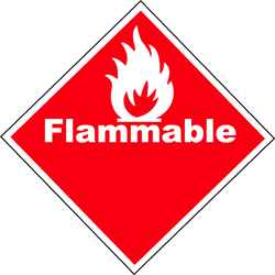 Printable Flammable Sign