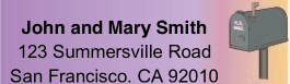 Printable Mailbox Return Address Labels