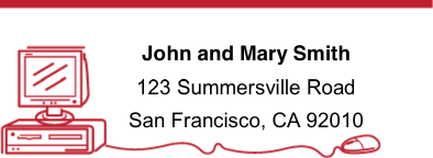 Printable Computer Mailing Labels