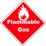 Printable Flammable Gas Sign