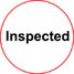 Printable Round Inspected Labels